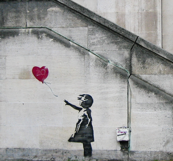 Pochoir banksy